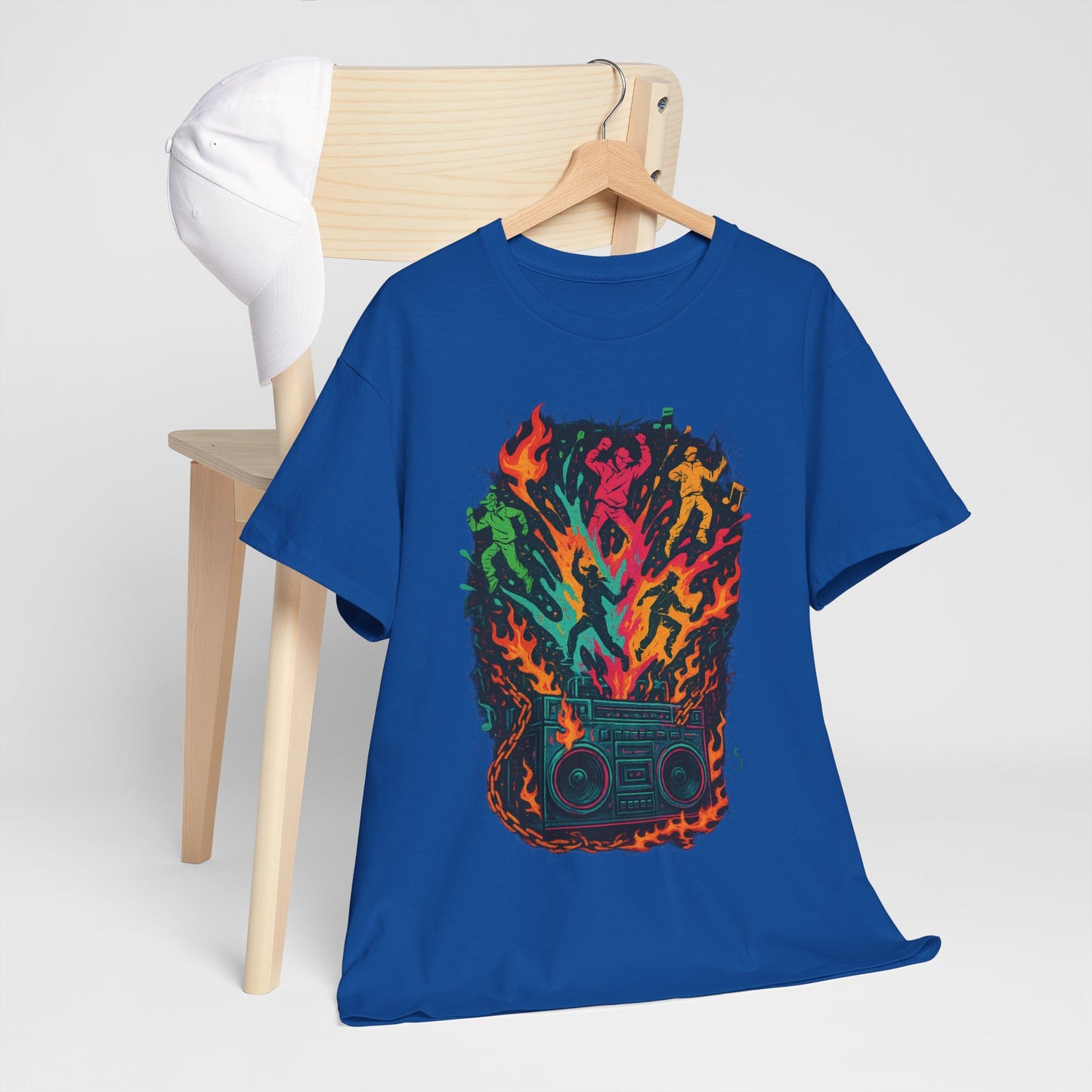 Vibrant Dance Party Tee, Unisex Cotton Tee