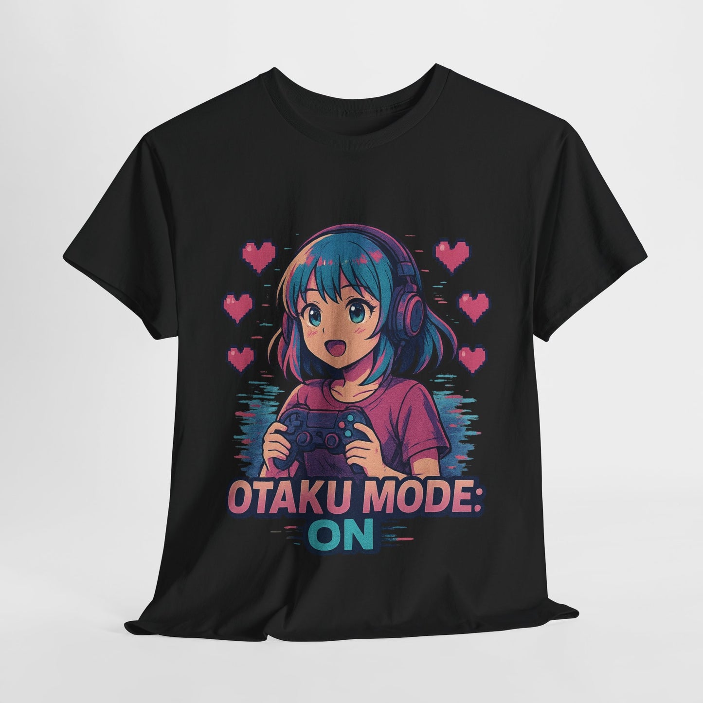 Anime Gamer Tee - Otaku Mode ON
