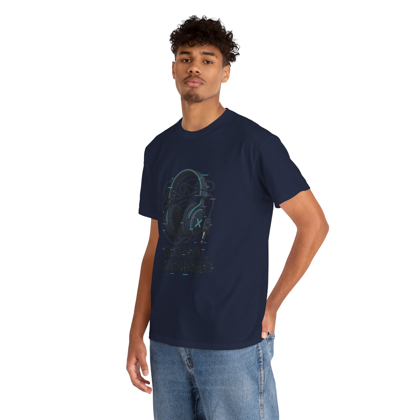 Signal Jammed Unisex Heavy Cotton Tee