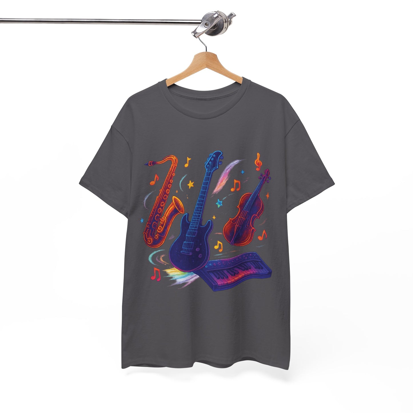 Vibrant Music-Themed Unisex Tee