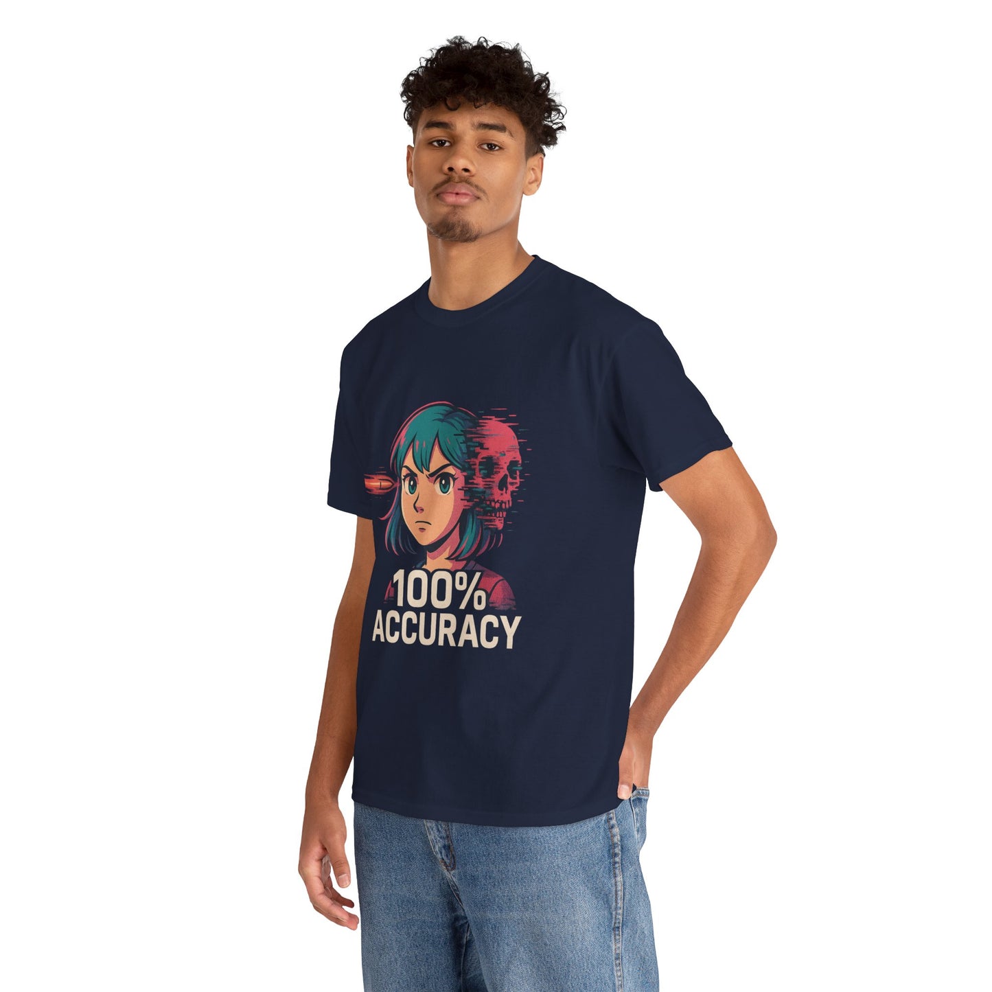 100% Accuracy Graphic Tee for Gamers - Unisex Cotton