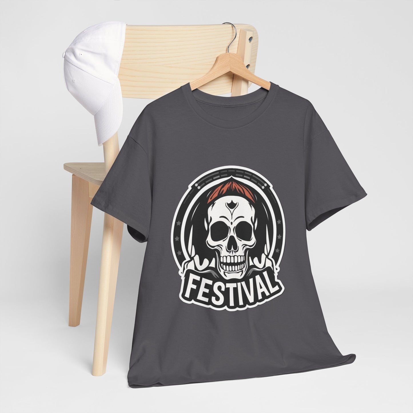Festival Skull T-Shirt for Music Lovers