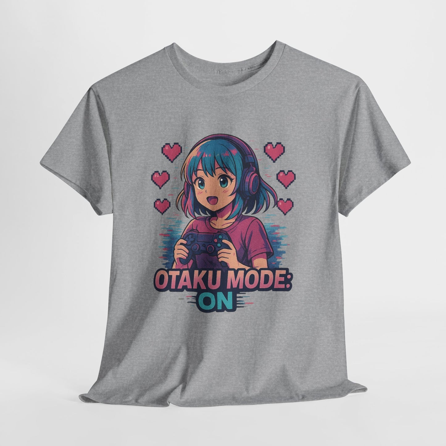 Anime Gamer Tee - Otaku Mode ON