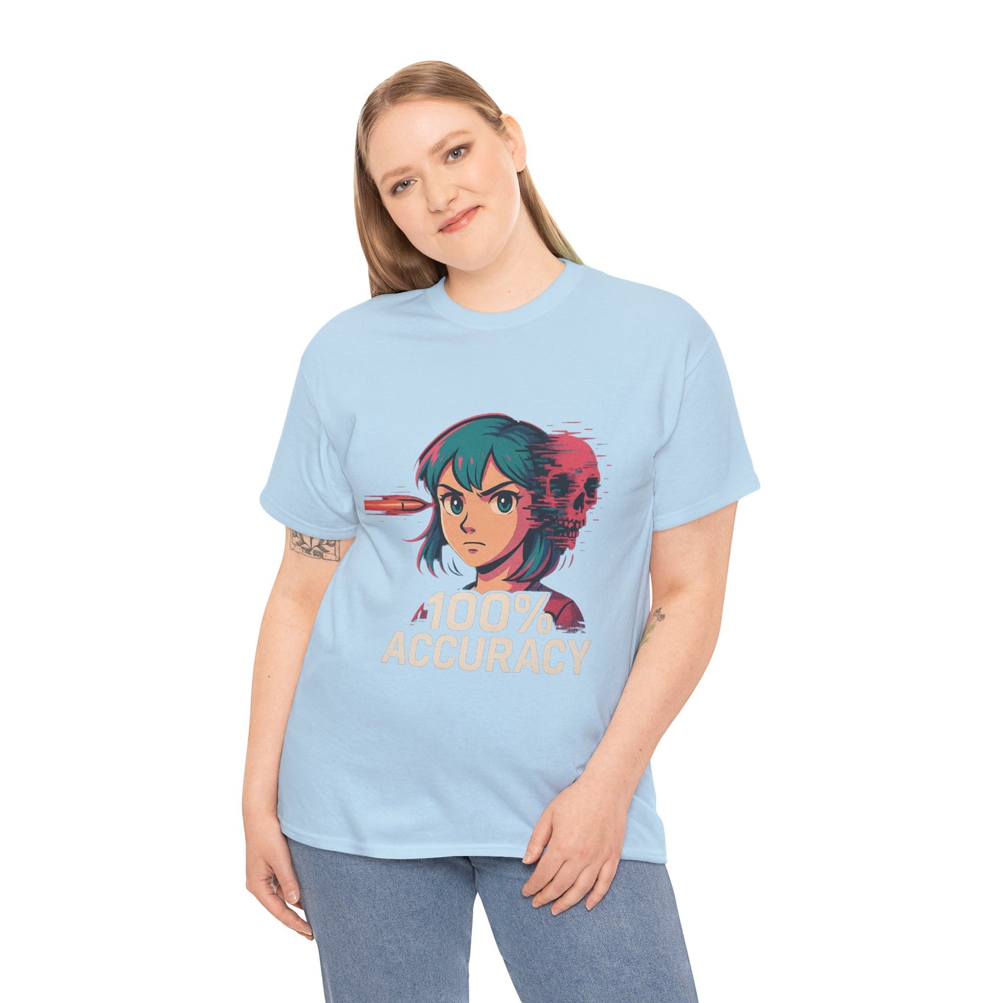 100% Accuracy Graphic Tee for Gamers - Unisex Cotton