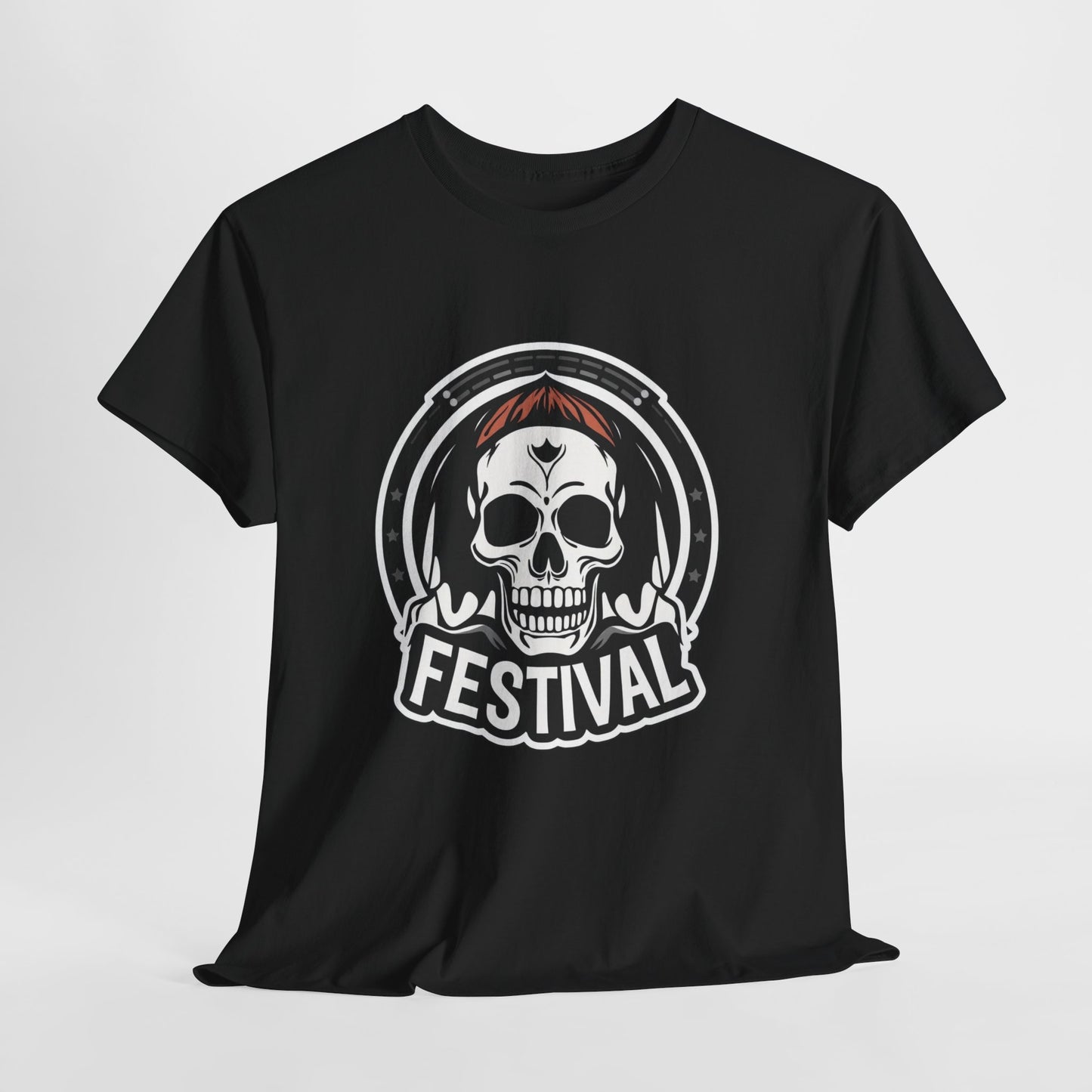 Festival Skull T-Shirt for Music Lovers