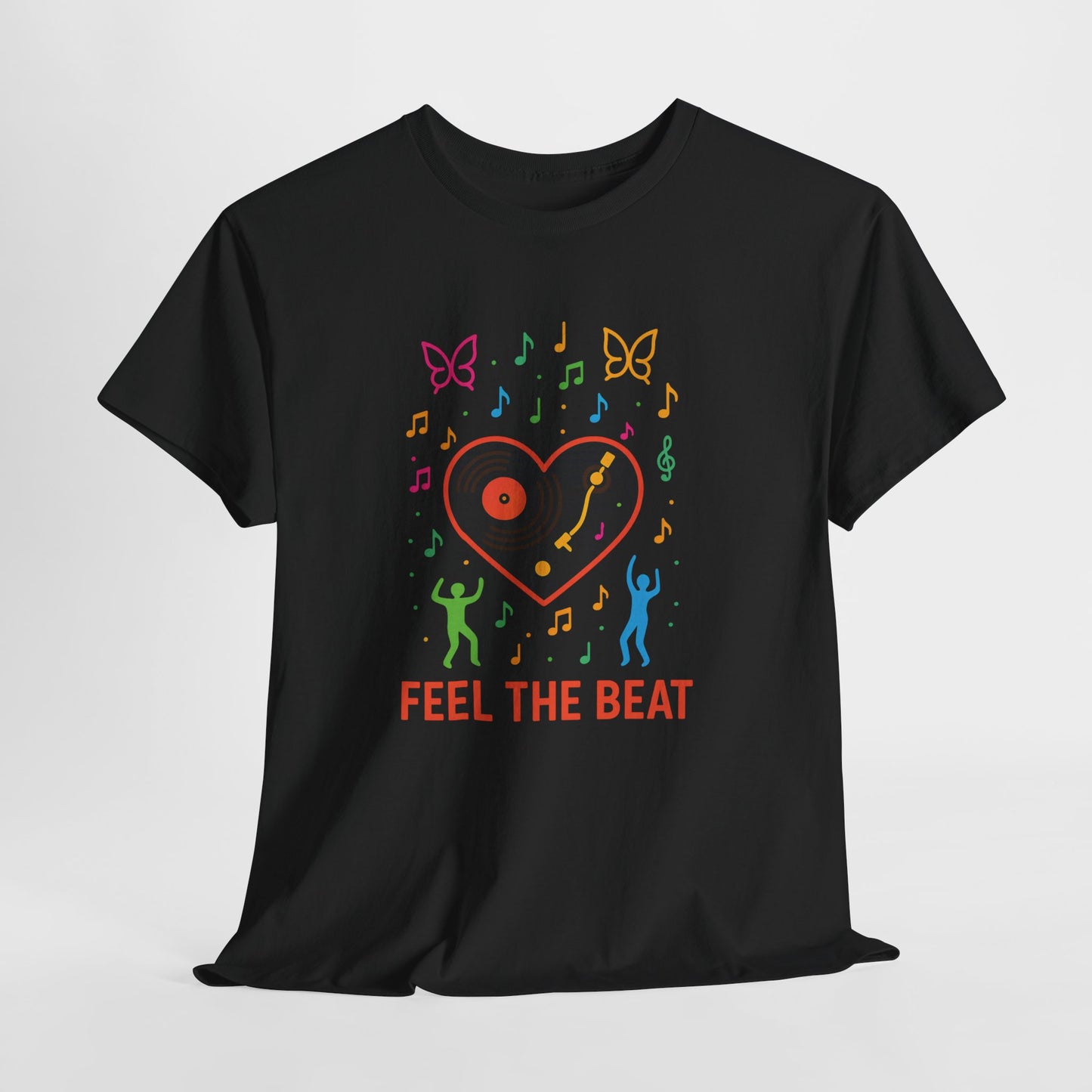 Colorful Music Vibes Tee | Unisex Heavy Cotton Tee