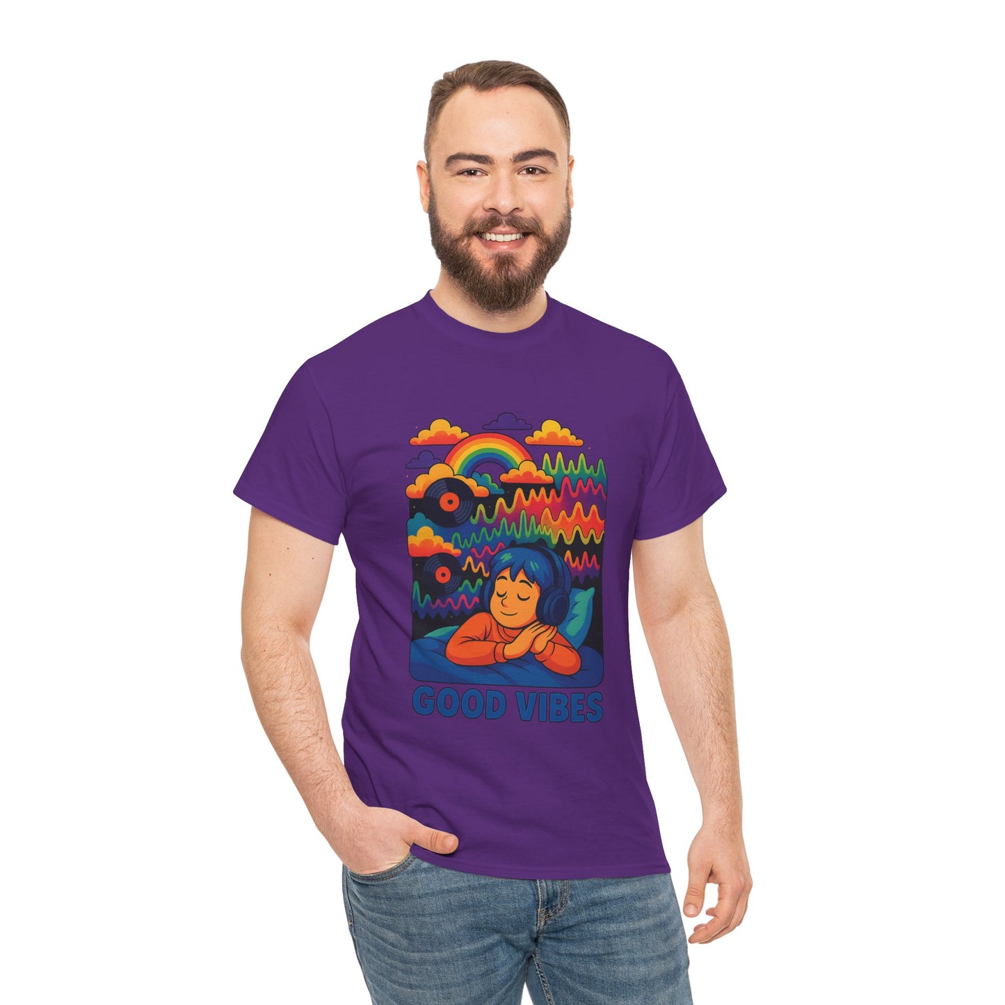 Good Vibes Unisex Heavy Cotton Tee
