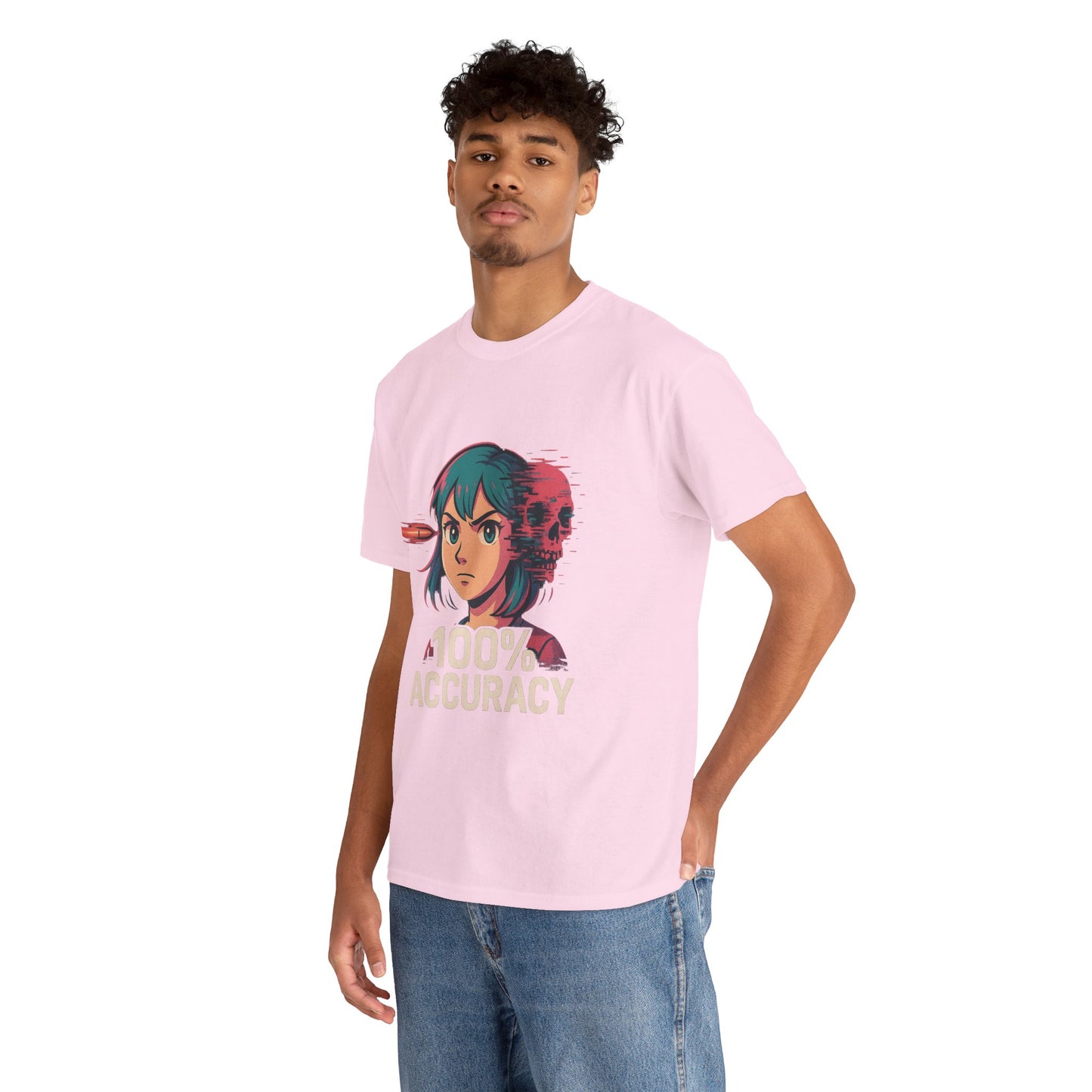 100% Accuracy Graphic Tee for Gamers - Unisex Cotton