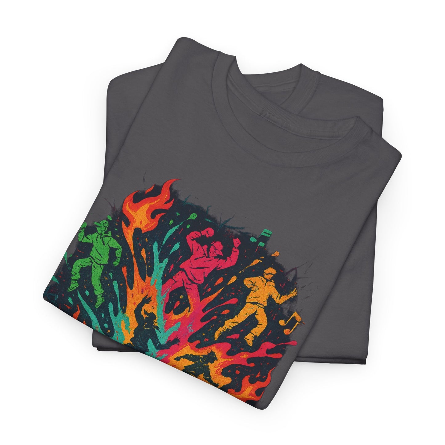 Vibrant Dance Party Tee, Unisex Cotton Tee