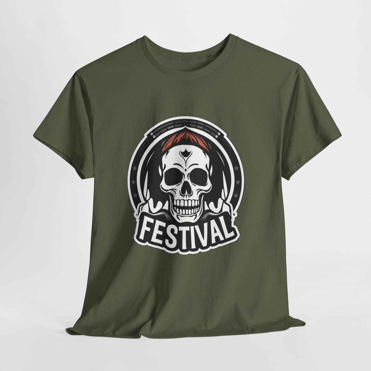 Festival Skull T-Shirt for Music Lovers