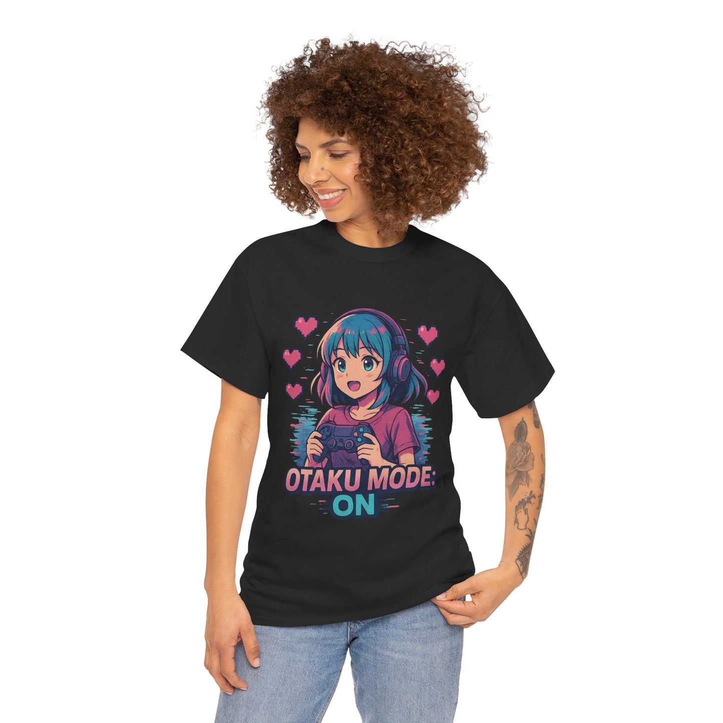 Anime Gamer Tee - Otaku Mode ON
