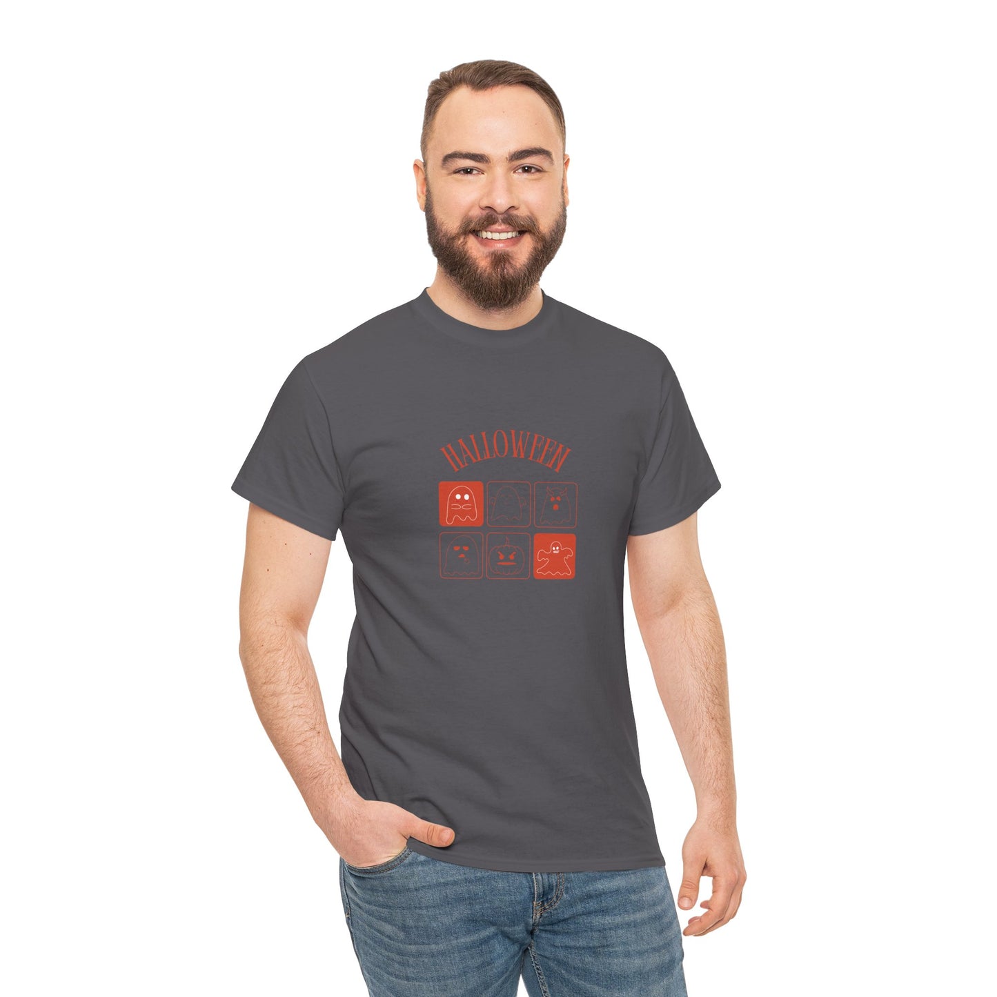 Retro Halloween Blocks Tee