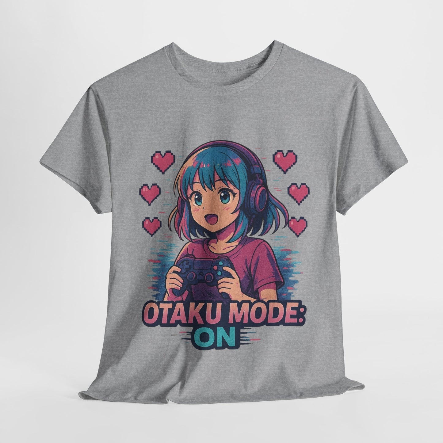 Anime Gamer Tee - Otaku Mode ON