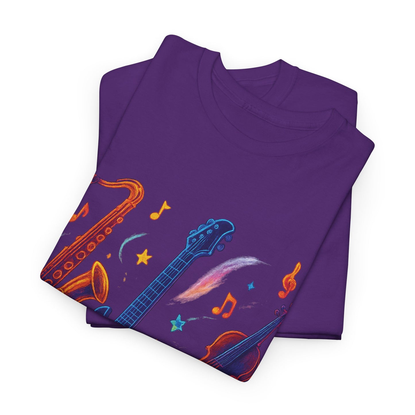 Vibrant Music-Themed Unisex Tee