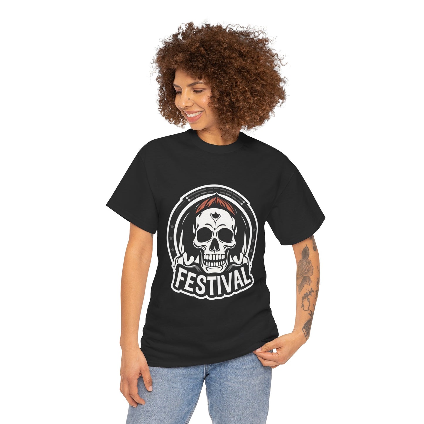 Festival Skull T-Shirt for Music Lovers