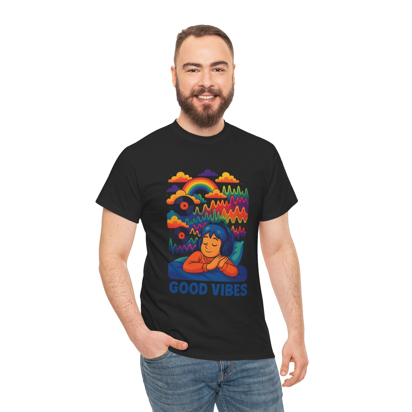 Good Vibes Unisex Heavy Cotton Tee