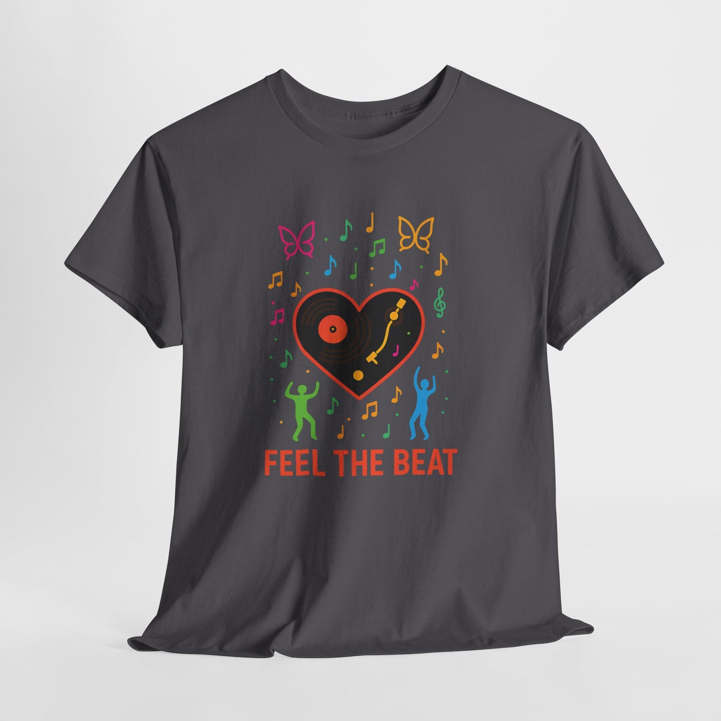 Colorful Music Vibes Tee | Unisex Heavy Cotton Tee