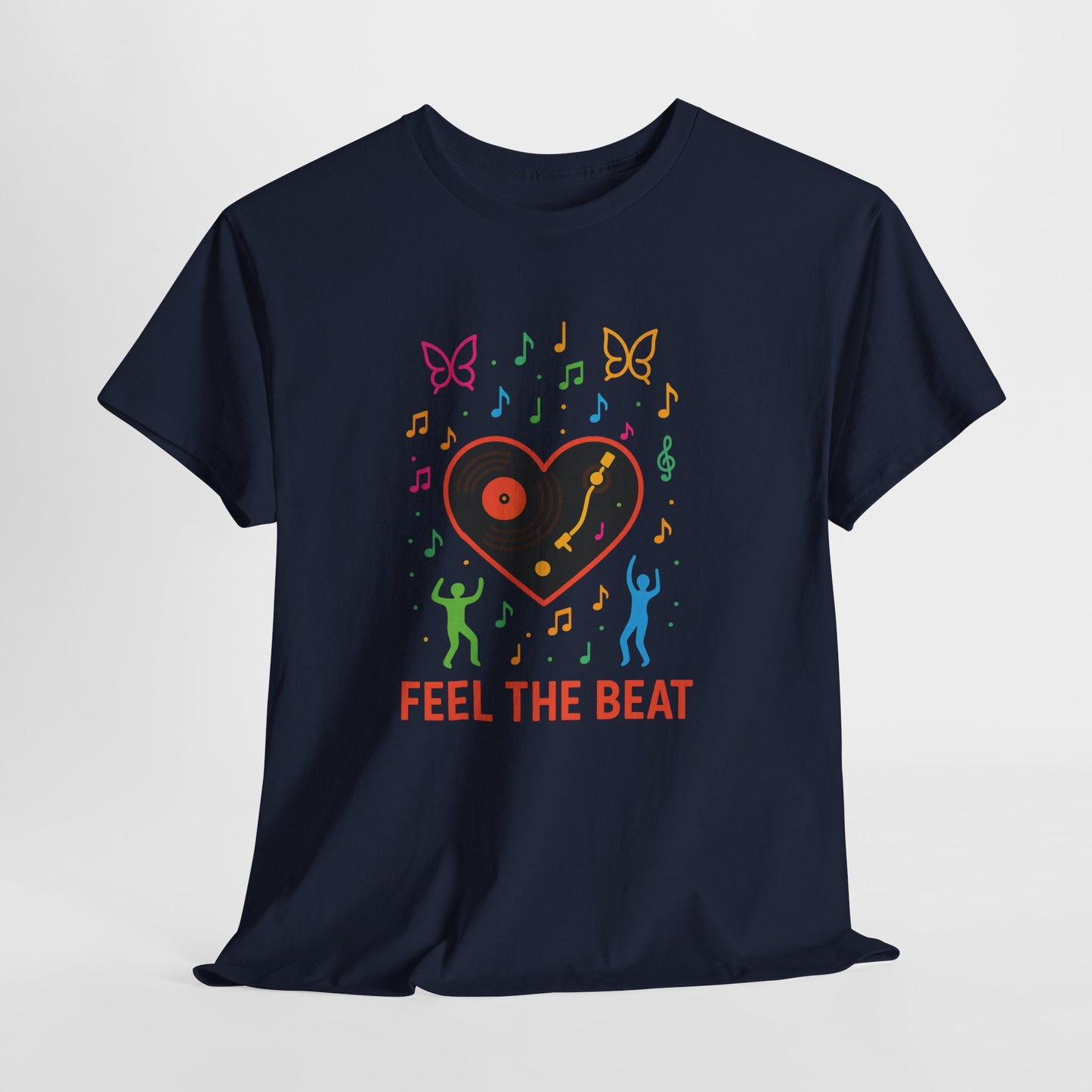 Colorful Music Vibes Tee | Unisex Heavy Cotton Tee