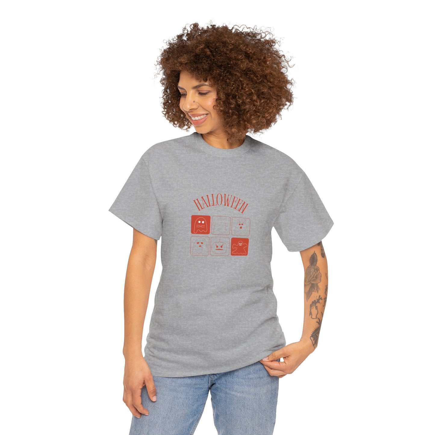 Retro Halloween Blocks Tee