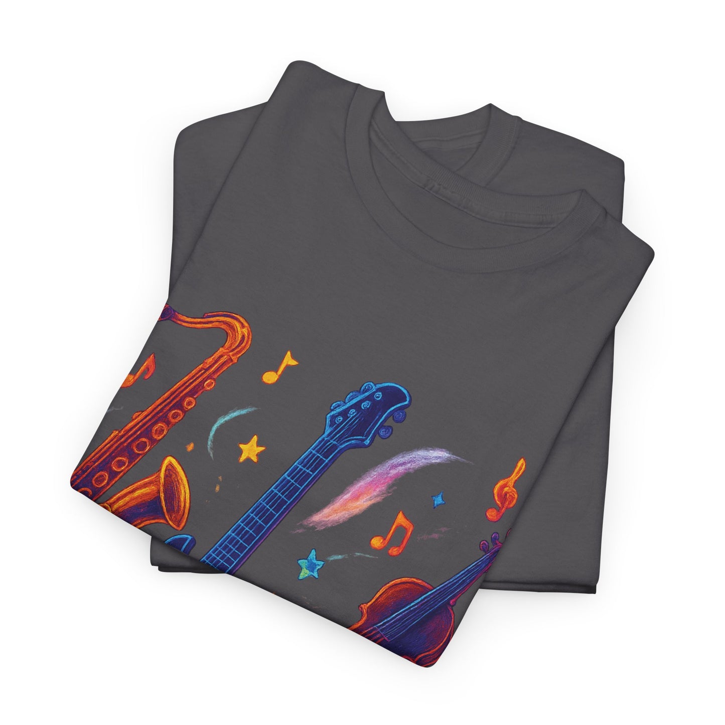Vibrant Music-Themed Unisex Tee
