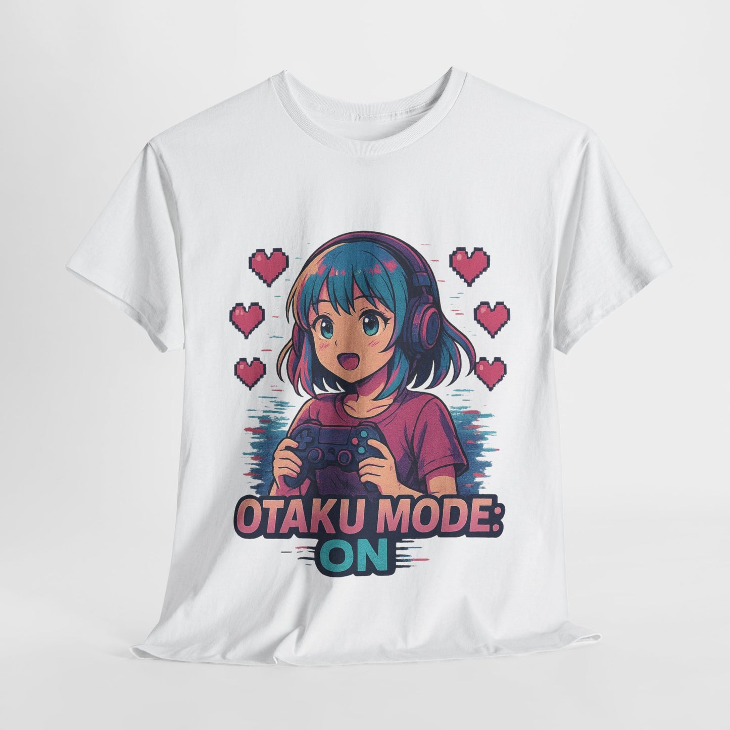 Anime Gamer Tee - Otaku Mode ON
