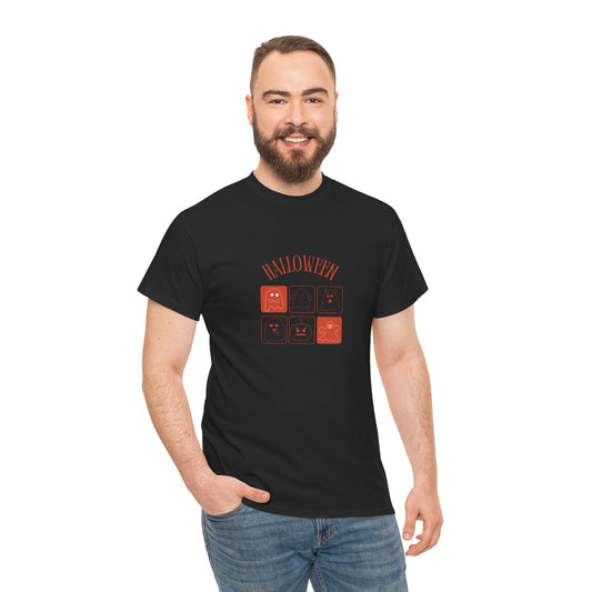 Retro Halloween Blocks Tee