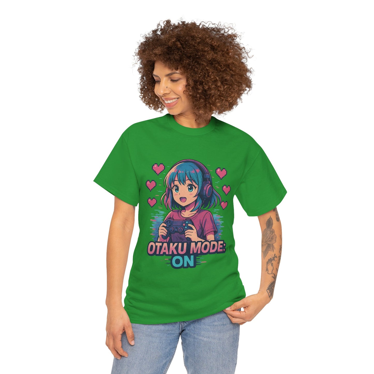 Anime Gamer Tee - Otaku Mode ON
