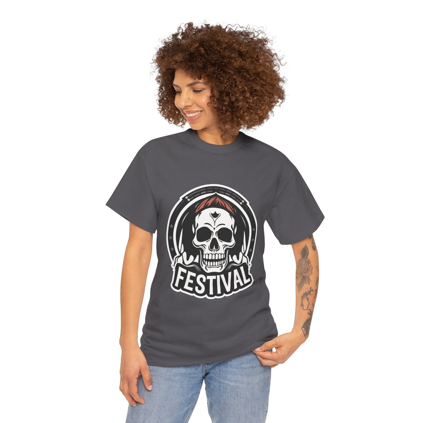 Festival Skull T-Shirt for Music Lovers