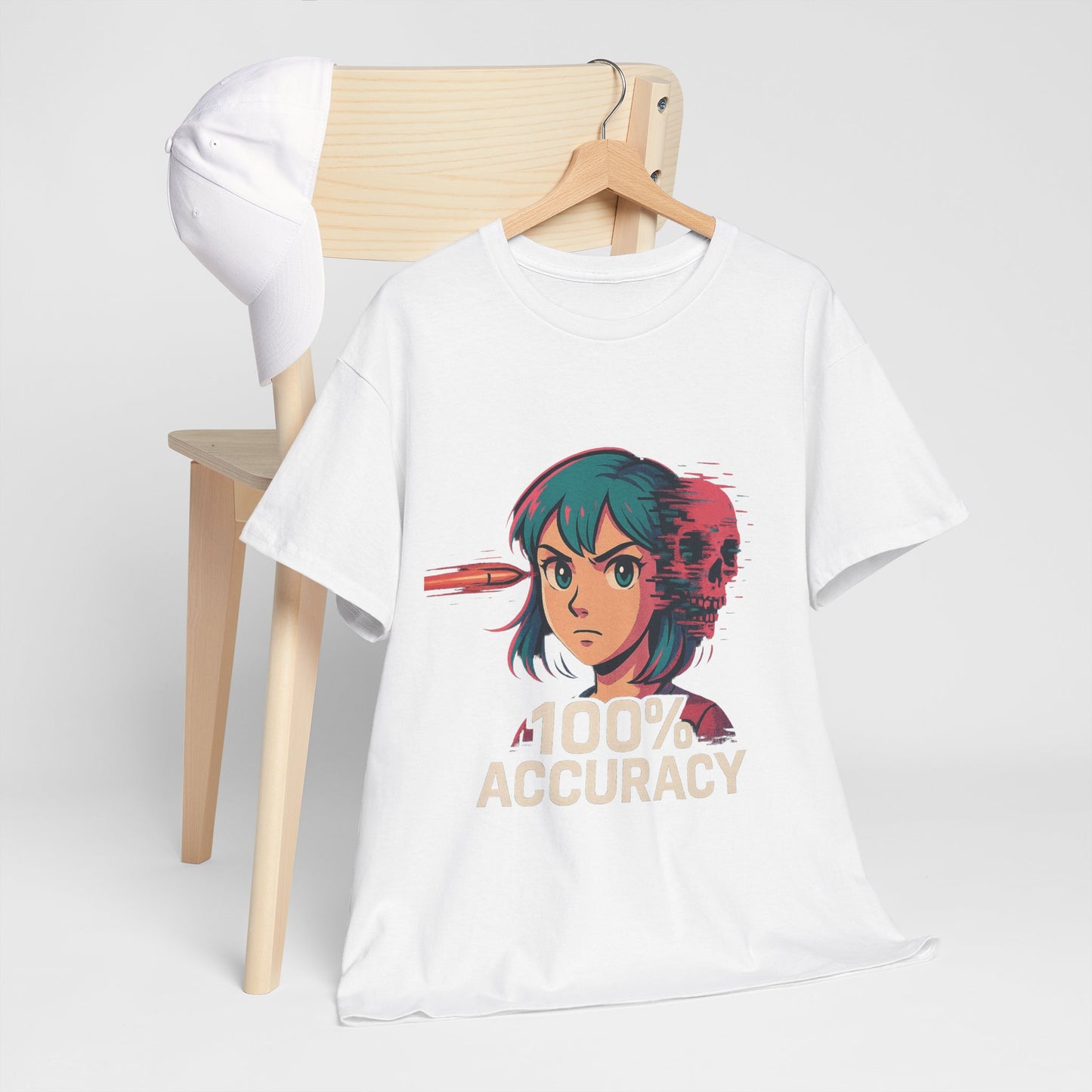100% Accuracy Graphic Tee for Gamers - Unisex Cotton