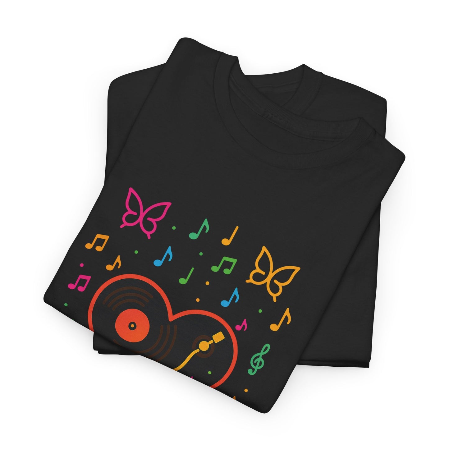 Colorful Music Vibes Tee | Unisex Heavy Cotton Tee