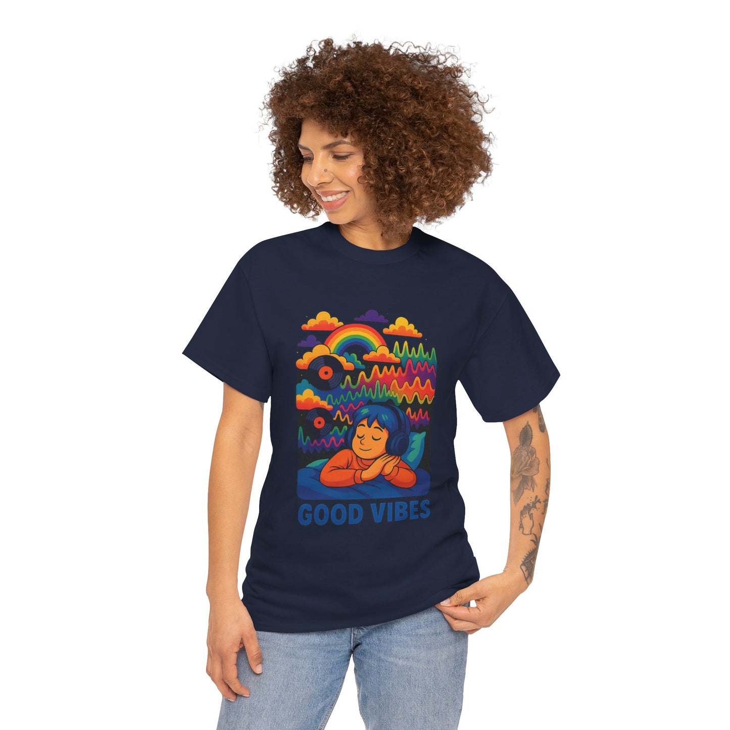 Good Vibes Unisex Heavy Cotton Tee