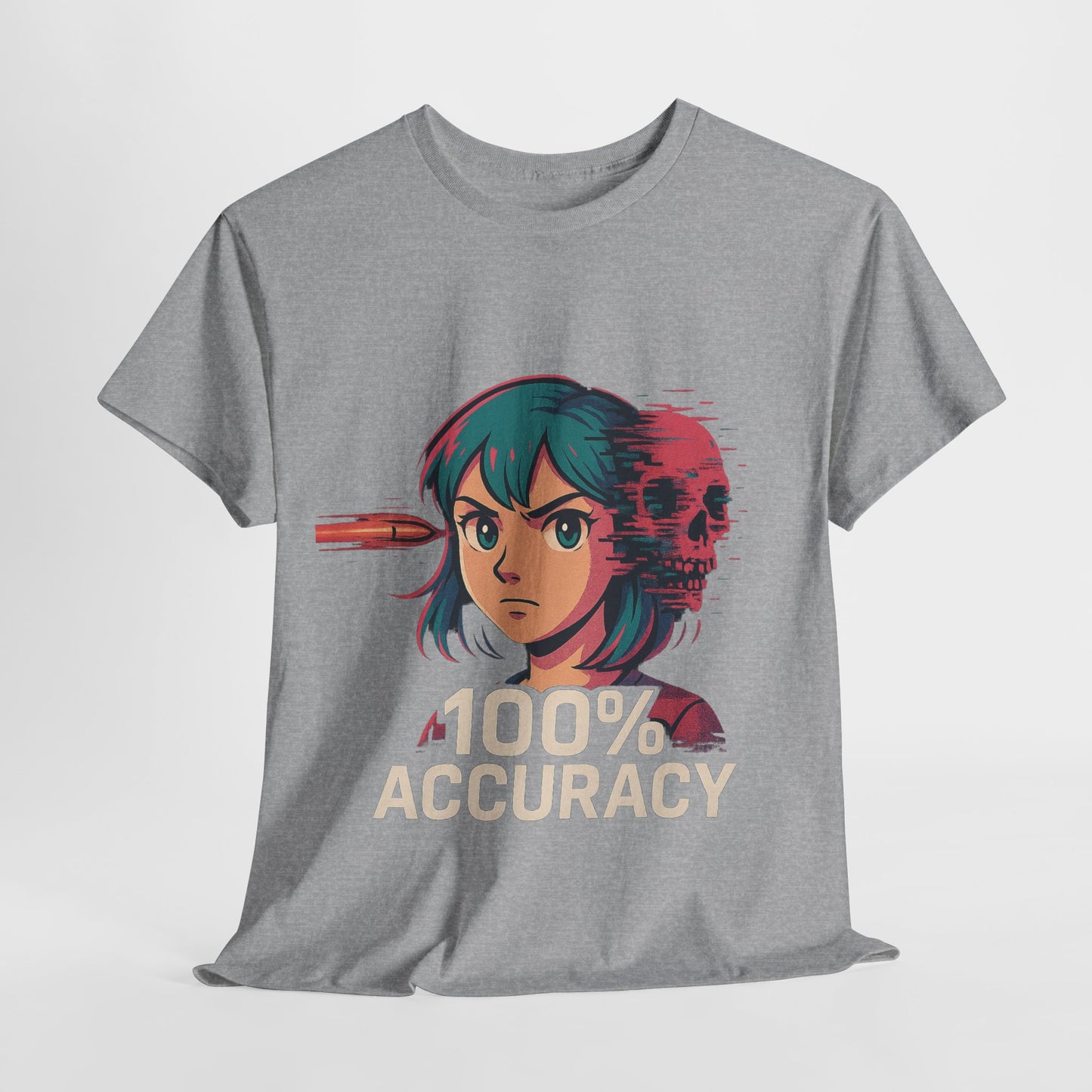 100% Accuracy Graphic Tee for Gamers - Unisex Cotton
