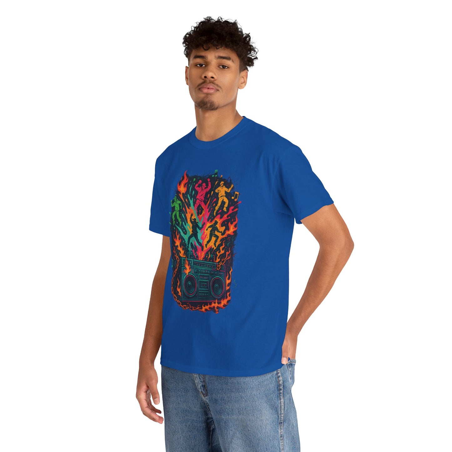 Vibrant Dance Party Tee, Unisex Cotton Tee