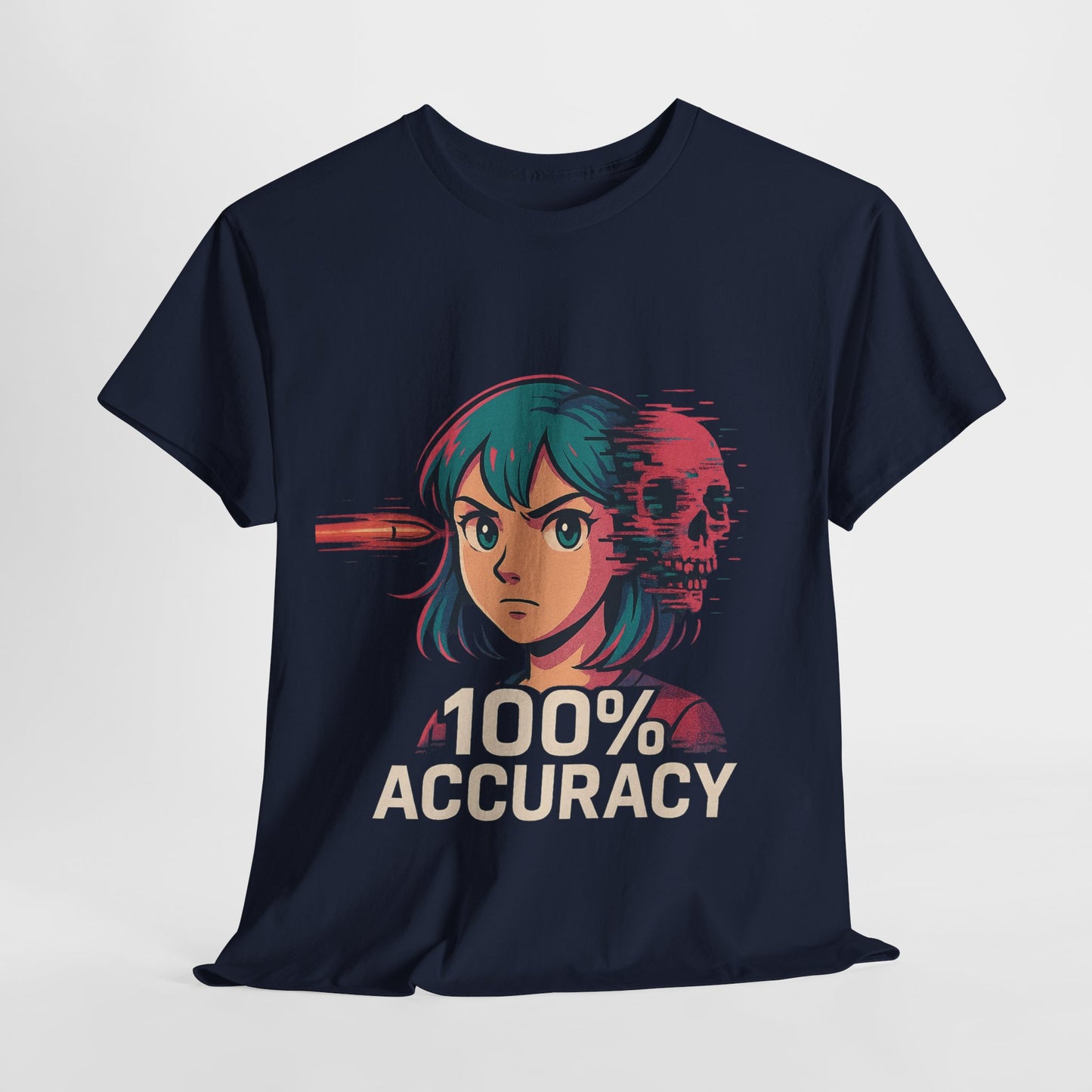 100% Accuracy Graphic Tee for Gamers - Unisex Cotton