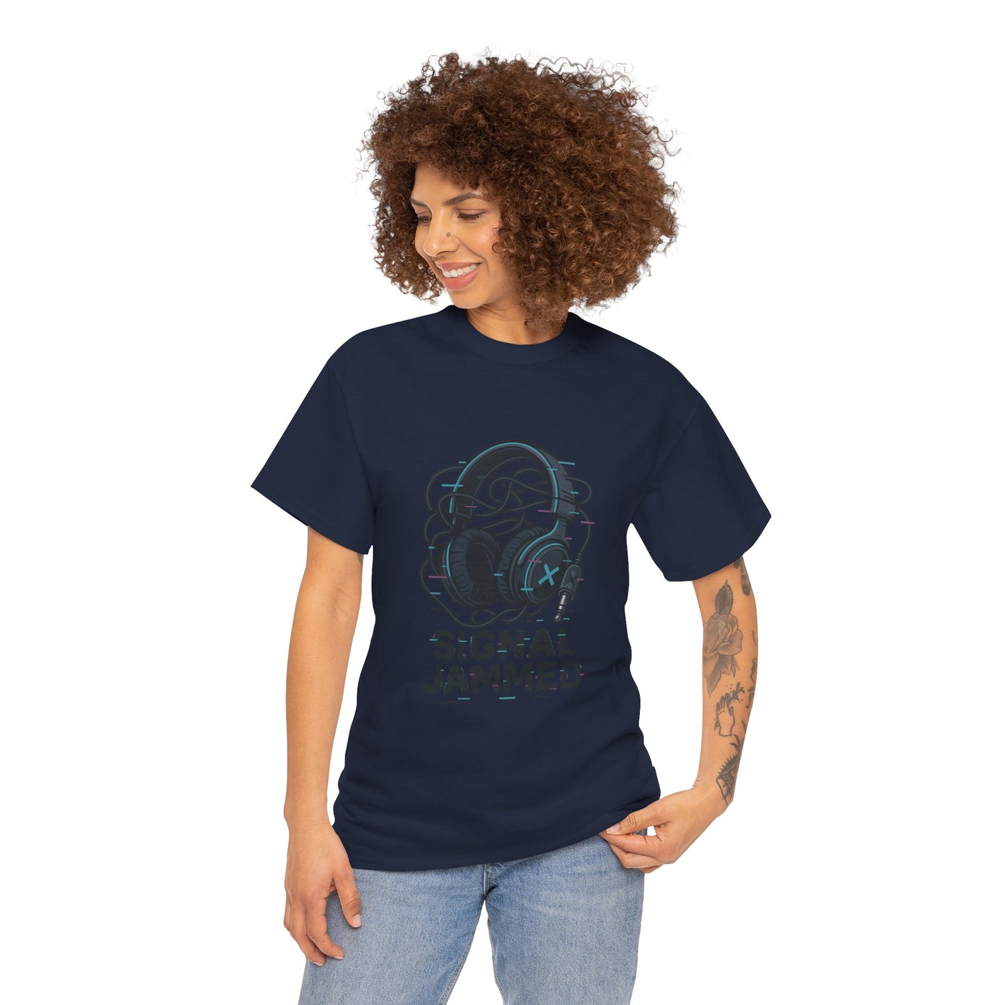 Signal Jammed Unisex Heavy Cotton Tee
