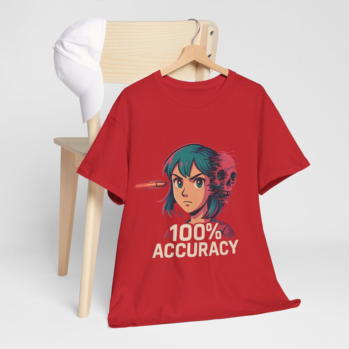 100% Accuracy Graphic Tee for Gamers - Unisex Cotton