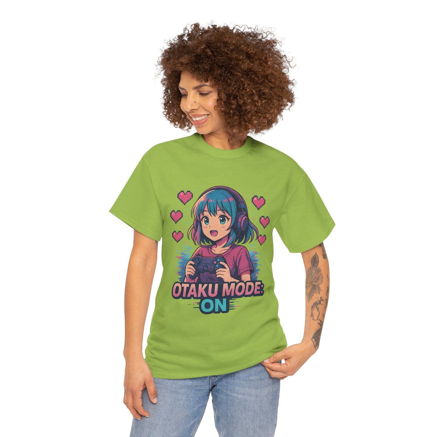 Anime Gamer Tee - Otaku Mode ON