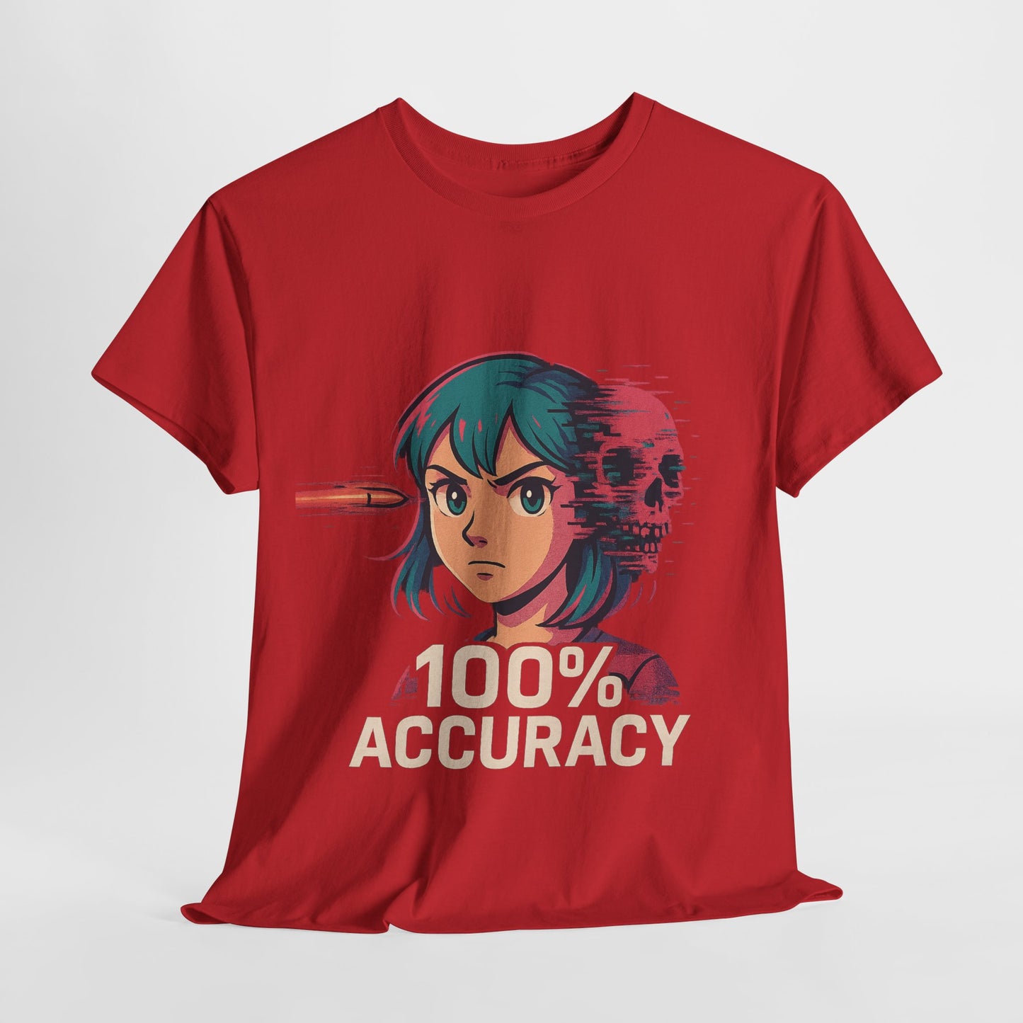100% Accuracy Graphic Tee for Gamers - Unisex Cotton