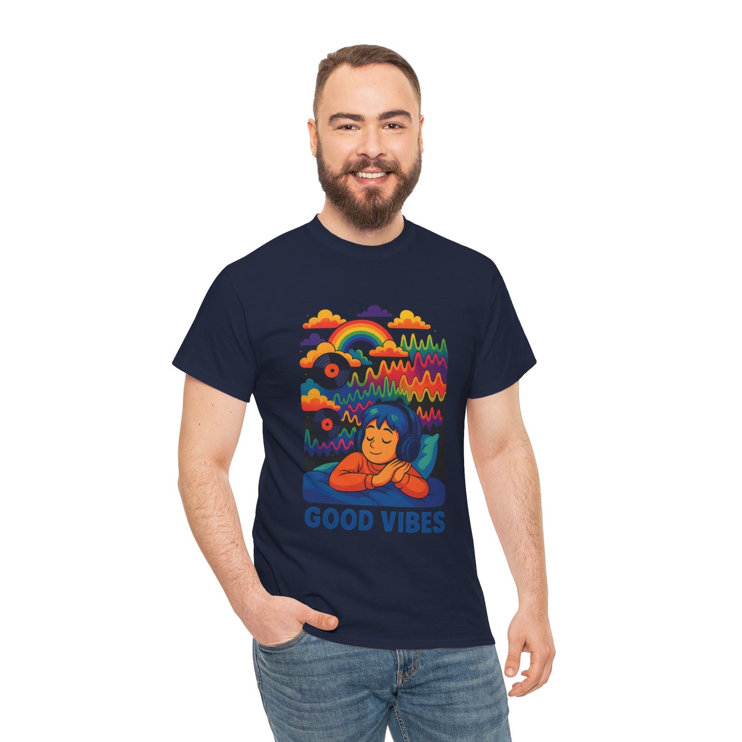 Good Vibes Unisex Heavy Cotton Tee