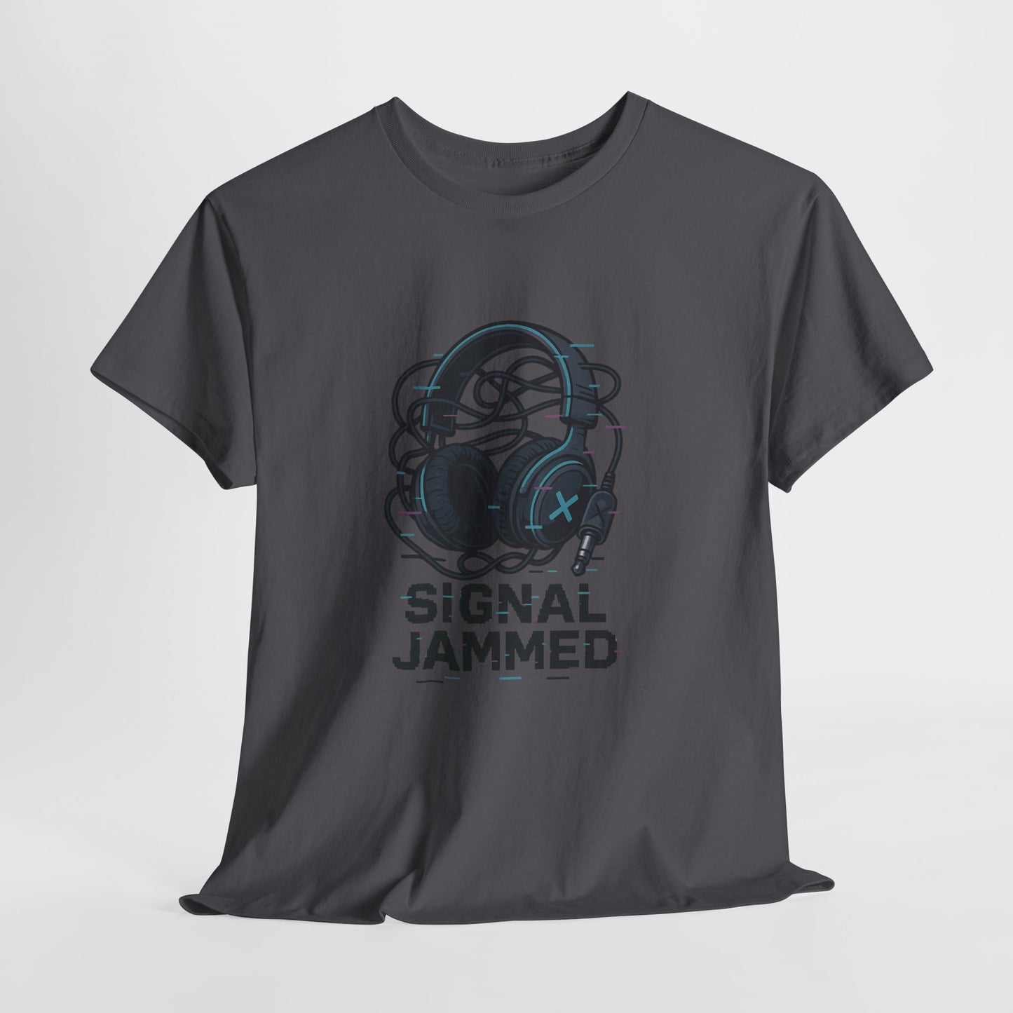 Signal Jammed Unisex Heavy Cotton Tee