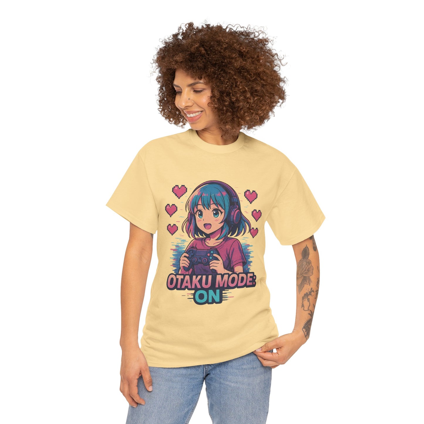 Anime Gamer Tee - Otaku Mode ON