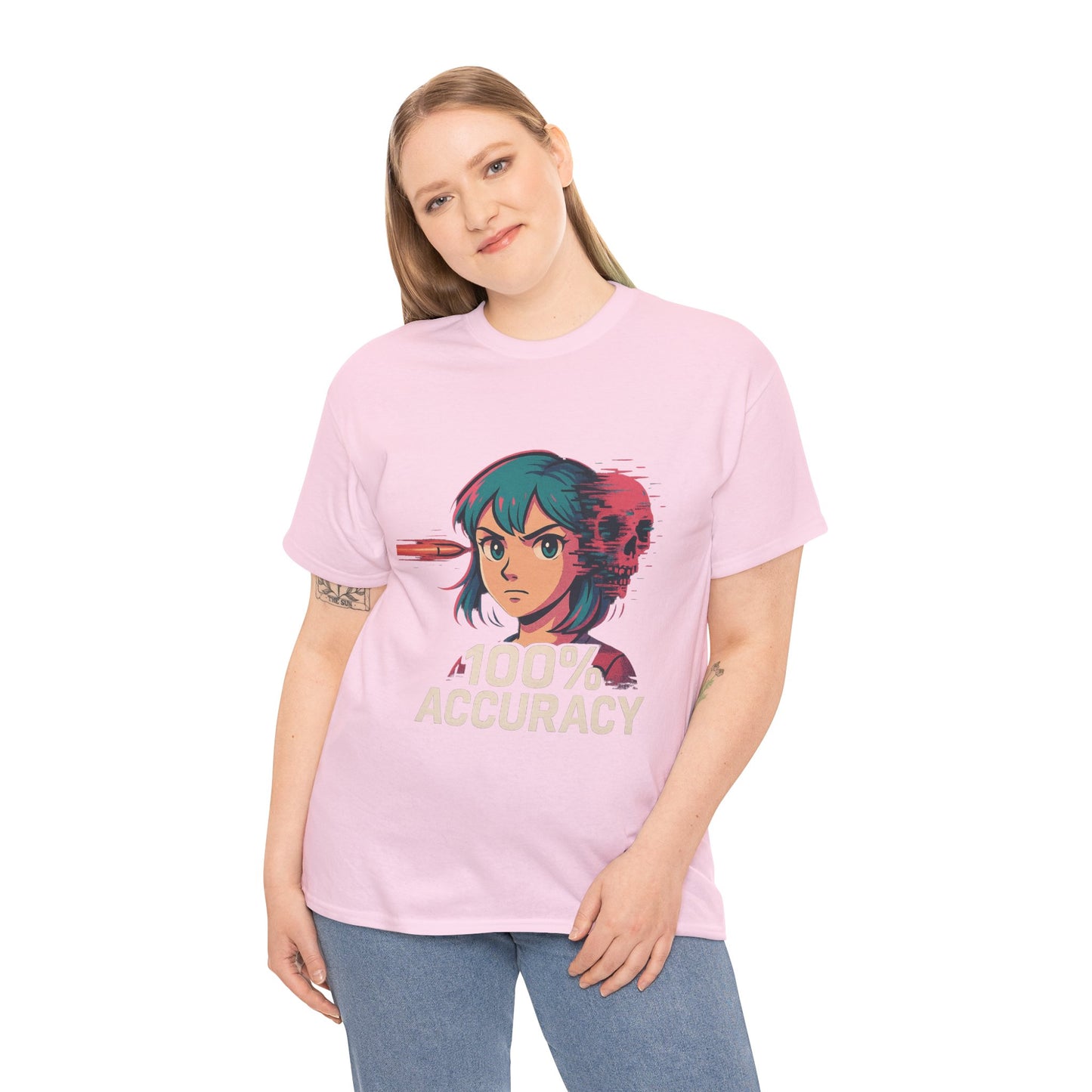 100% Accuracy Graphic Tee for Gamers - Unisex Cotton