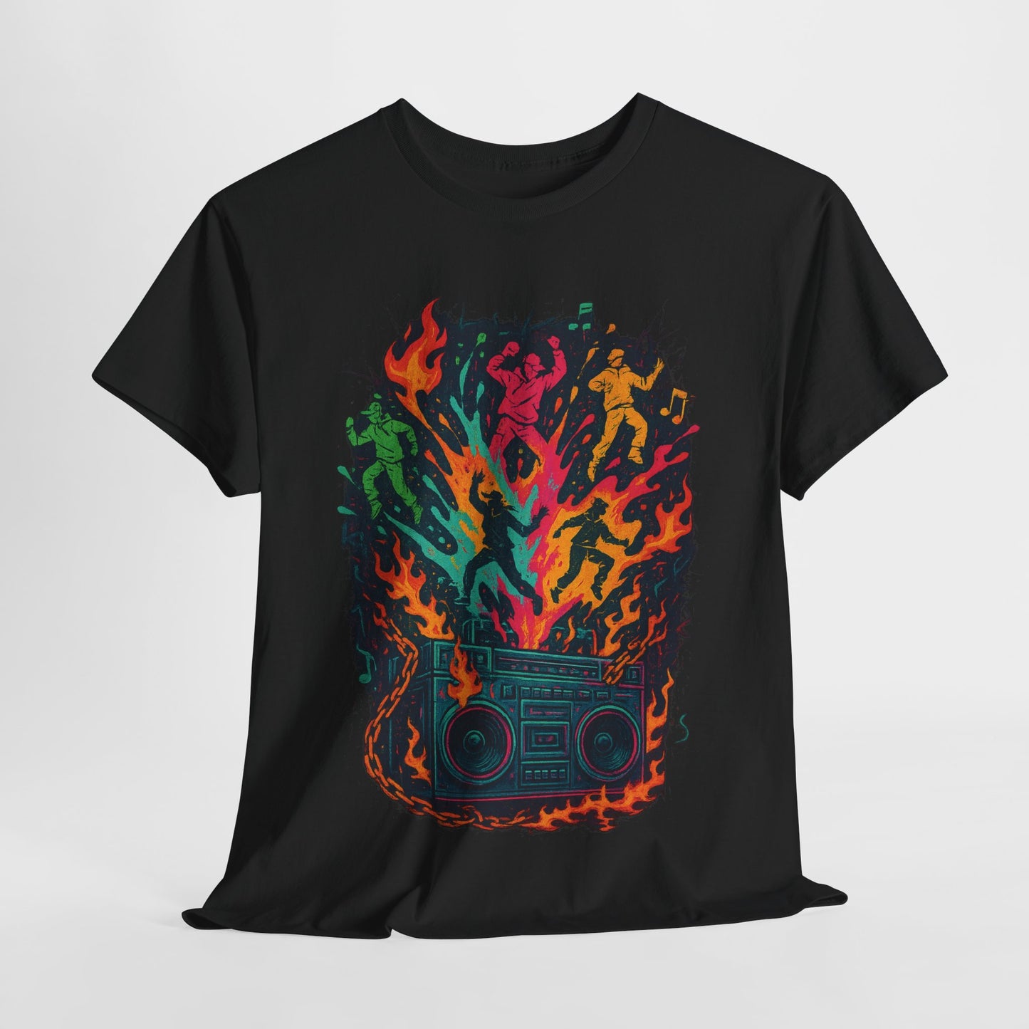 Vibrant Dance Party Tee, Unisex Cotton Tee