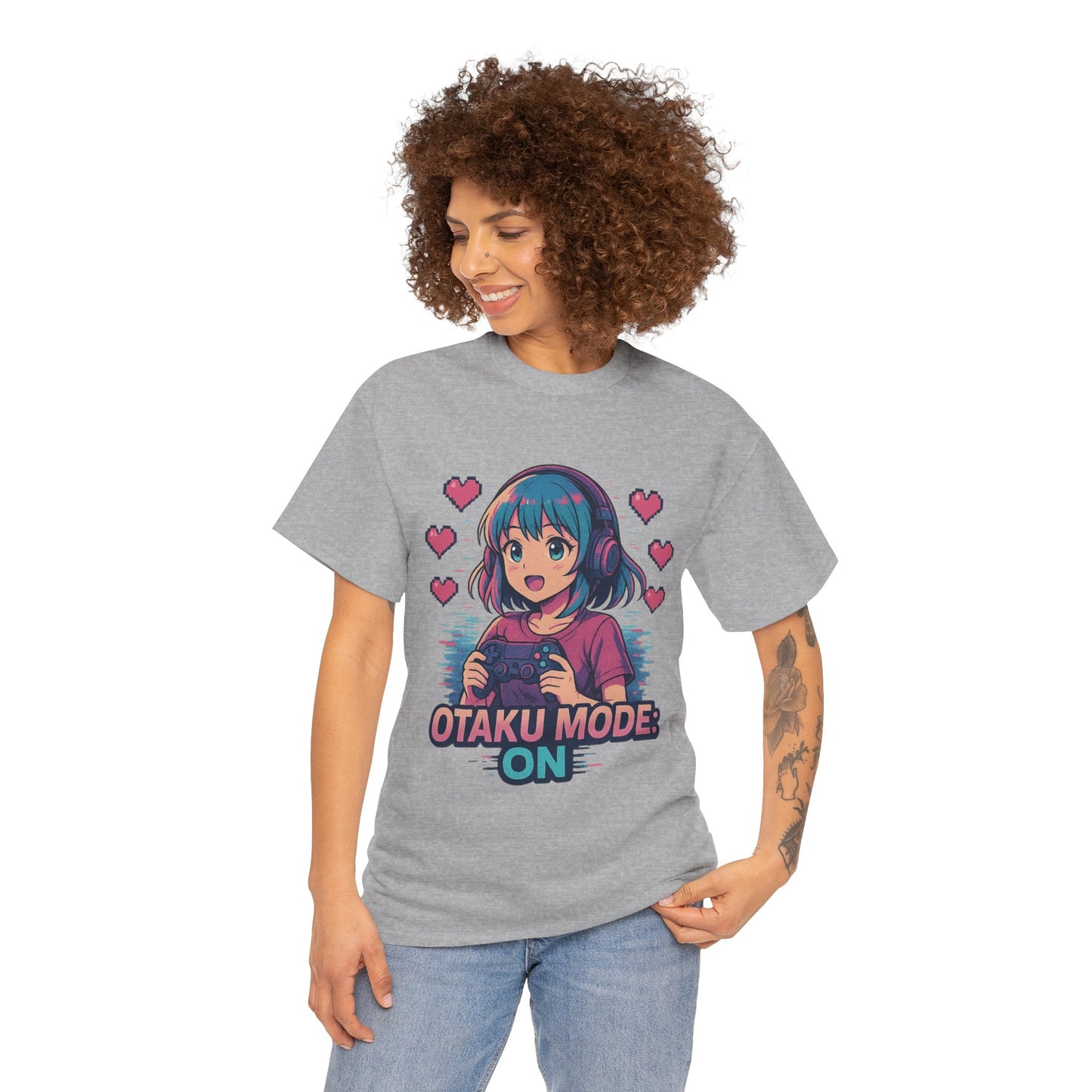 Anime Gamer Tee - Otaku Mode ON