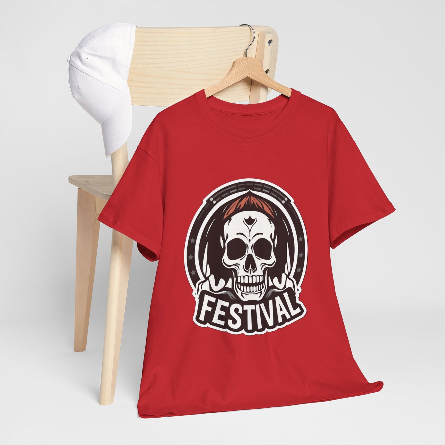 Festival Skull T-Shirt for Music Lovers