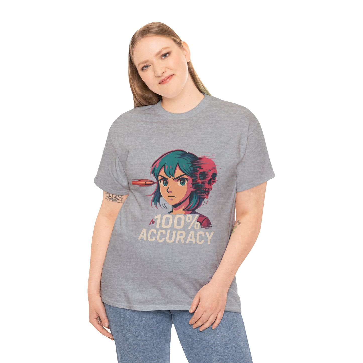 100% Accuracy Graphic Tee for Gamers - Unisex Cotton
