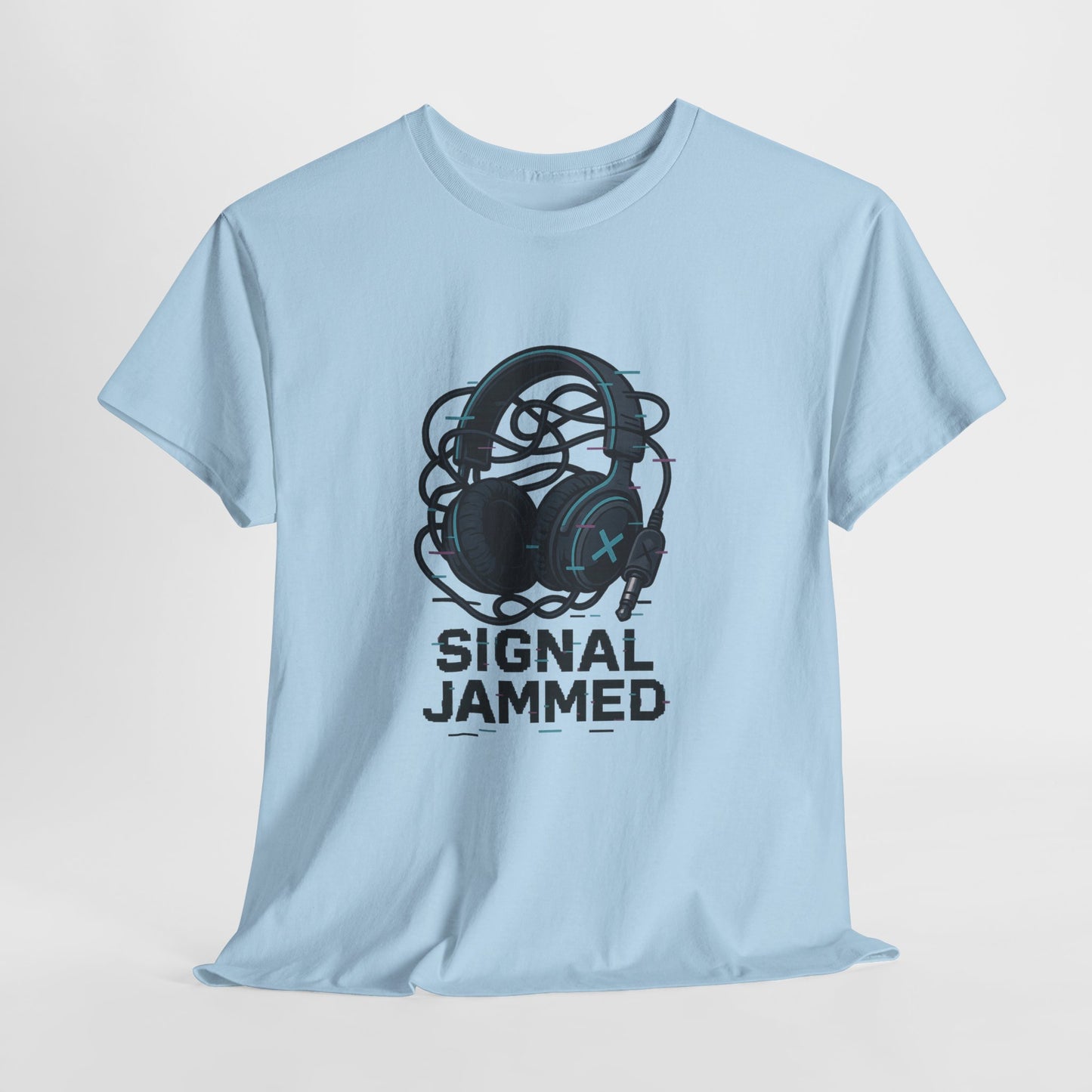 Signal Jammed Unisex Heavy Cotton Tee