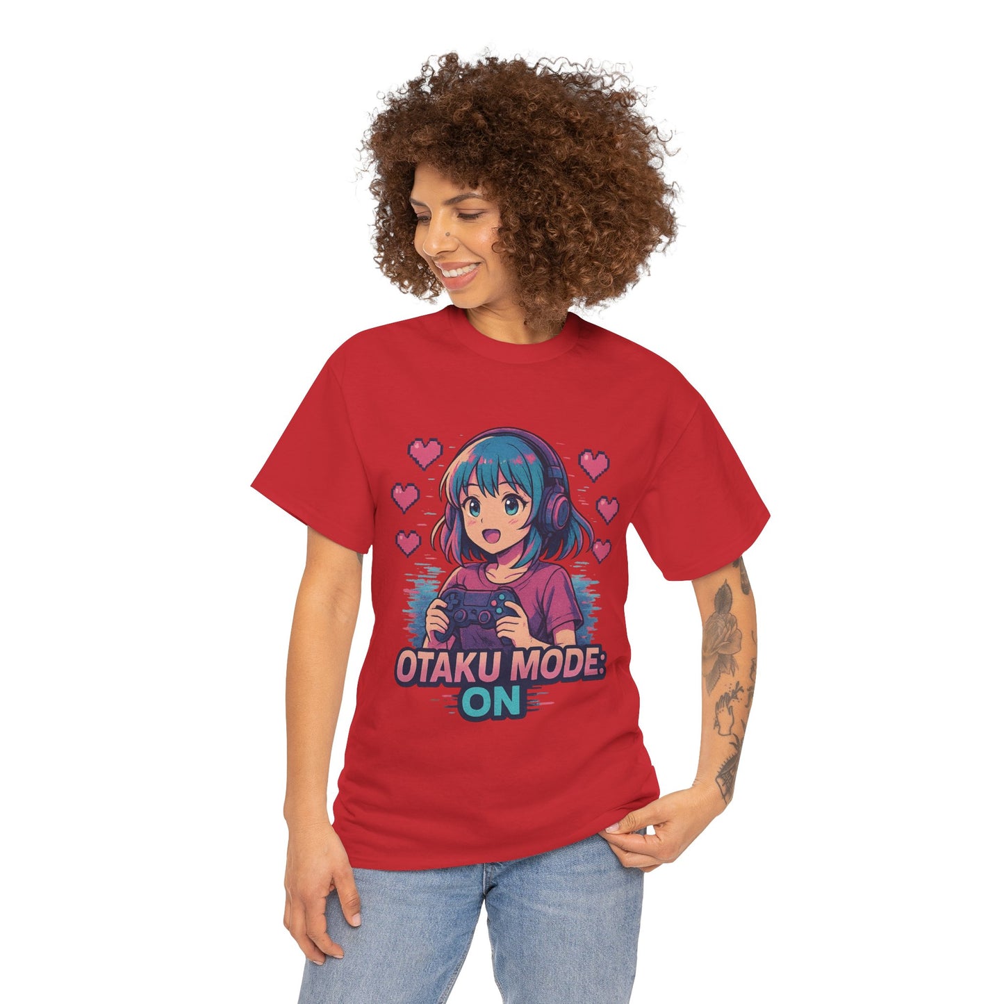 Anime Gamer Tee - Otaku Mode ON