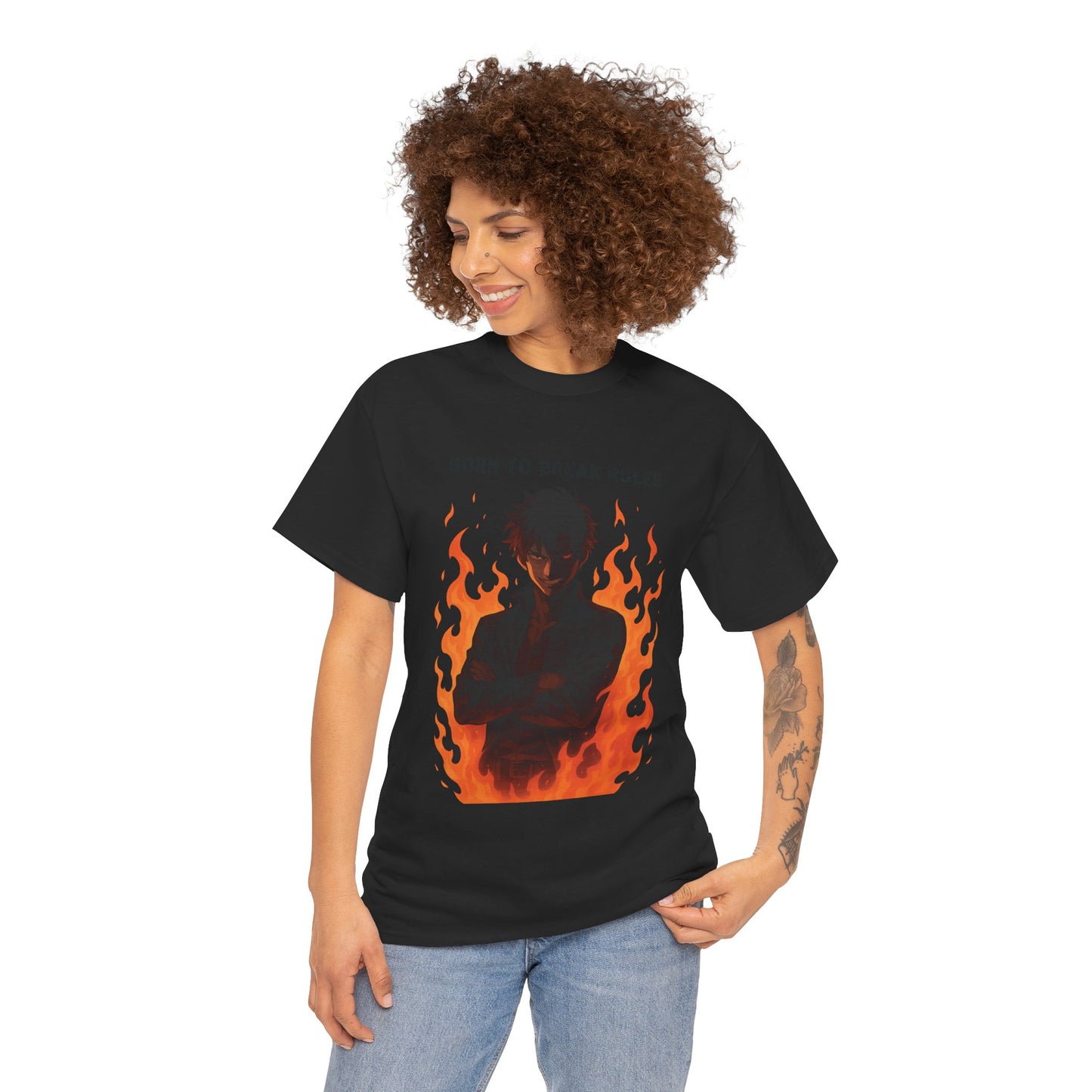 Born to Break Rules Unisex Heavy Cotton Tee