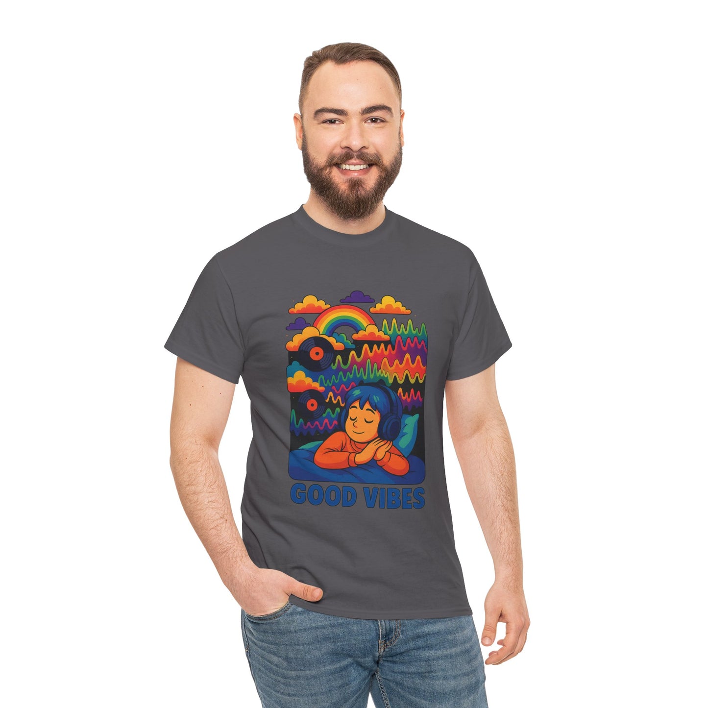 Good Vibes Unisex Heavy Cotton Tee